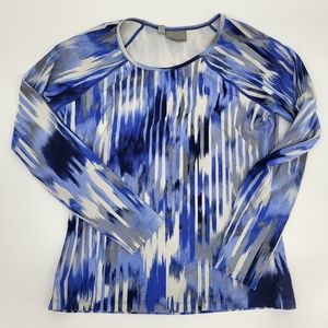 Athleta long sleeve Blue top